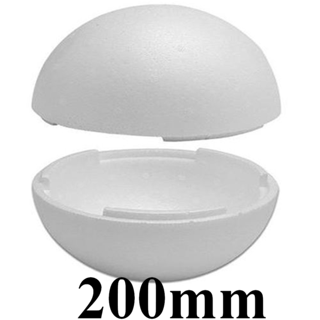 BOLA DE ISOPOR OCA DE 200MM