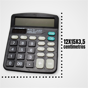 CALCULADORA 12 DIGITOS MJ-8837B MOUREJAR