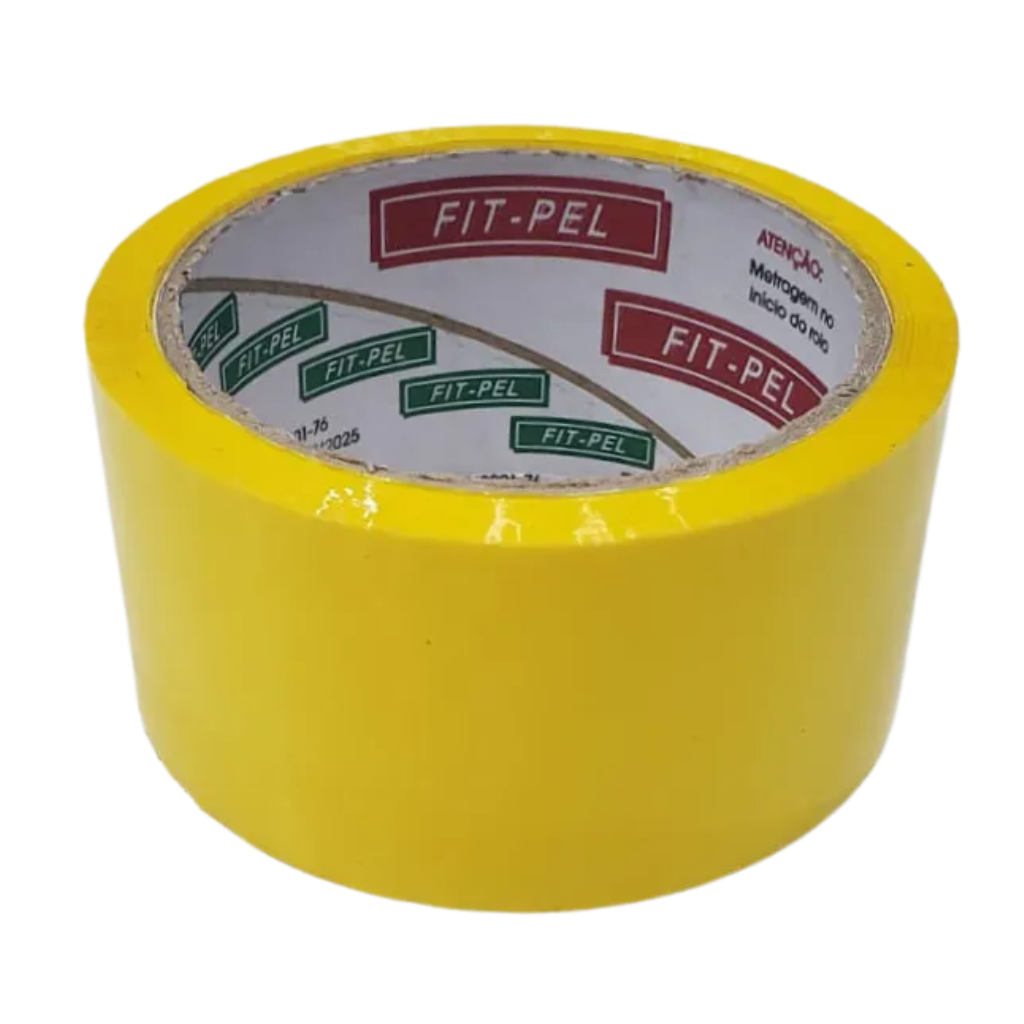 FITA ADESIVA 48MMX40M AMARELA FITPEL