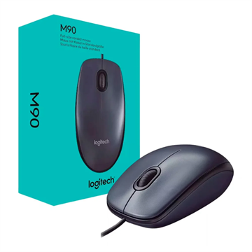 MOUSE USB COM FIO AMBIDESTRO M90 LOGITECH