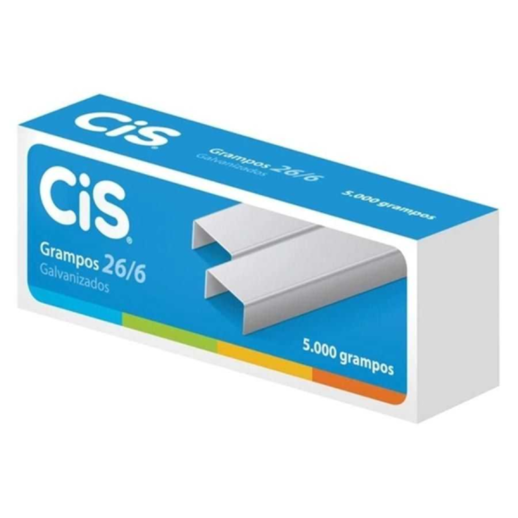 GRAMPO 26/6 GALVANIZADO C/5000UN CIS