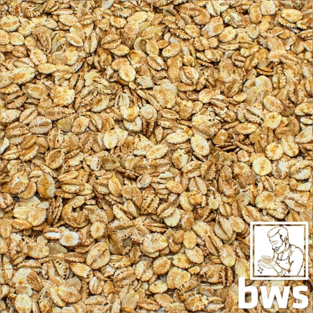 FLOCOS BWS DE CEVADA VENDA A GRANEL INTEIRO 100G