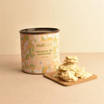 CROCANTE DE AMÊNDOA BRANCO LATA 150G