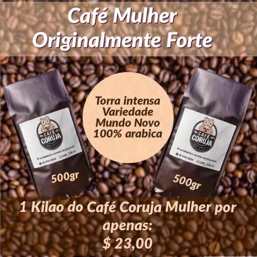 CAFÉ CORUJA MULHER - FORTE 1KG
