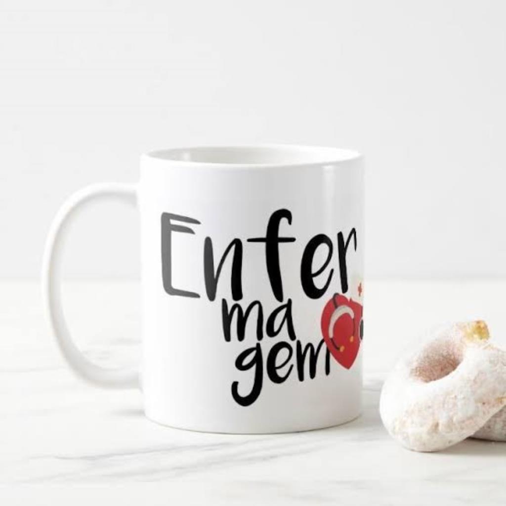 Caneca Café Coruja Enfermagem