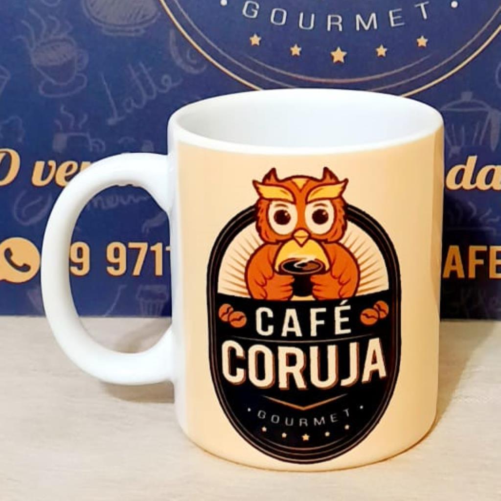 Caneca Café Coruja