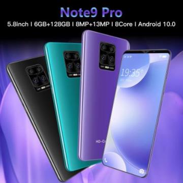 Celular Note9 Pro 128 6 Gb Ram + Cinza; Preto Ou Verde 100% Original