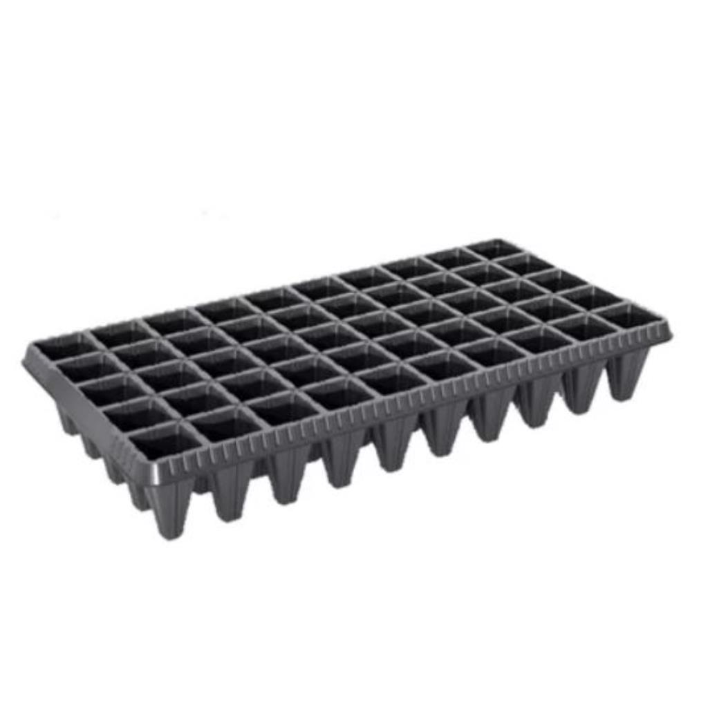 Bandeja triangular 50 células triangular preto - 9 x 57,4 x 30cm