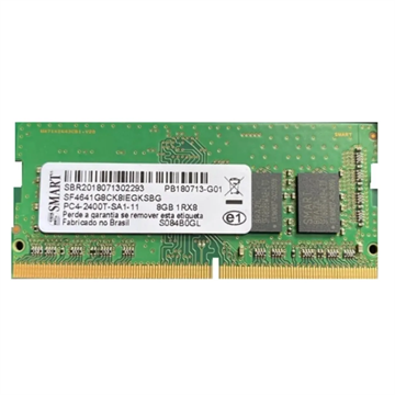 MEMORIA RAM DDR4 8GB 2400MHZ 1.2V PC4-2400T 1RX8 PARA NOTE - SMART