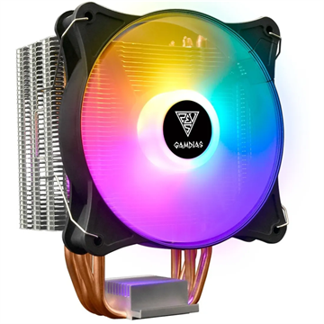 AIR COOLER PARA PROCESSADOR INTEL (1700-1200-2011-X79-X99) E AMD (AM+) BOREAS E1-410 LITE RGB TDP 130W - GAMDIAS