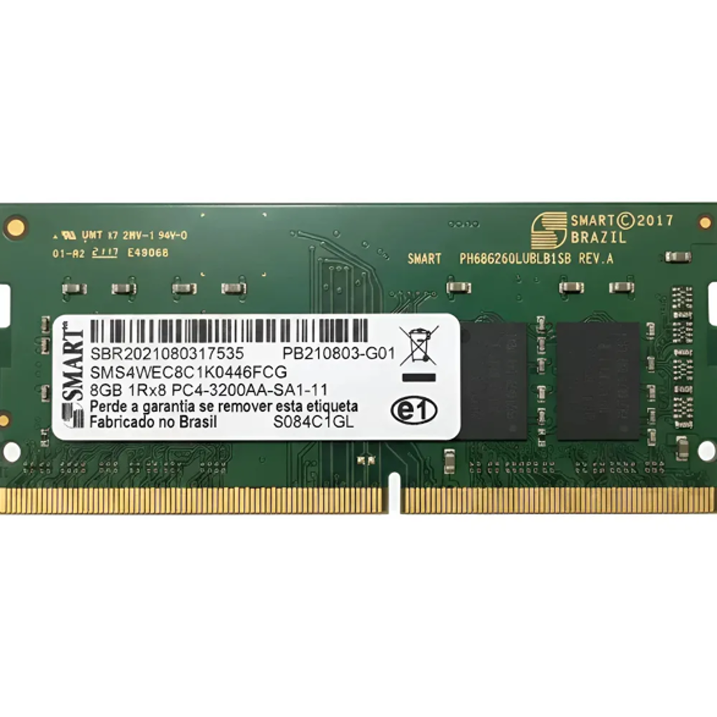 MEMORIA RAM DDR4 8GB 3200MHZ 1.2V 1X8 SMS4WEC8C1K0446FCG PARA NOTE - SMART