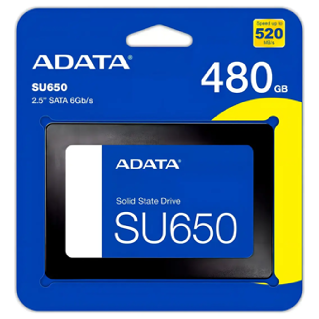 SSD 480GB SATA III 6GB/S LEITURA 520 MB/S GRAVACAO 450 MB/S SU650 ASU650SS-480GT-R - ADATA