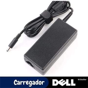 FONTE CARREGADOR DELL 65W 19.5V 3.34A 4.5X3.0MM PA-1650-02DW - DELL