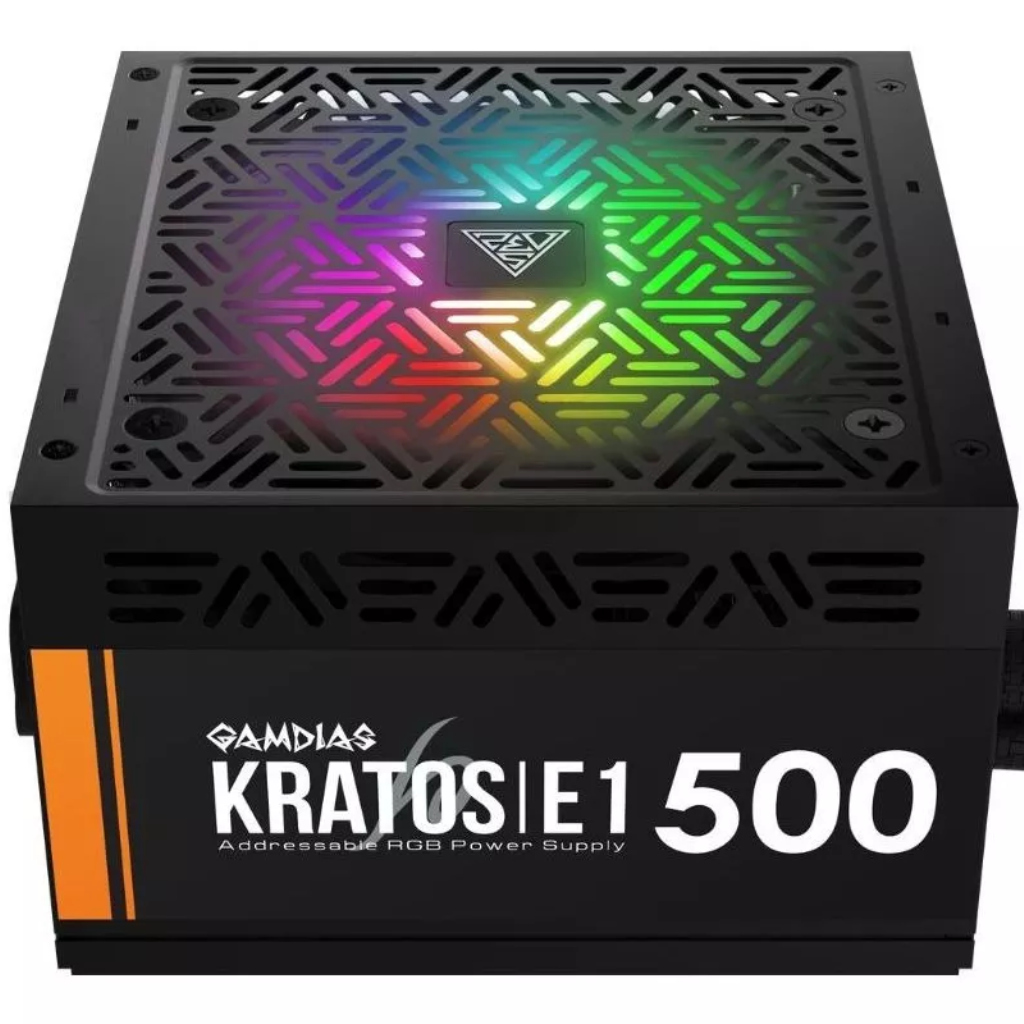 FONTE GAMER KRATOS E1 500W 80 PLUS RGB GD-Z500ZZZ - GAMDIAS