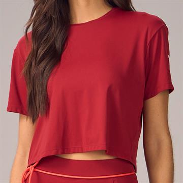 T-Shirt Recorte Vazado e Estampa