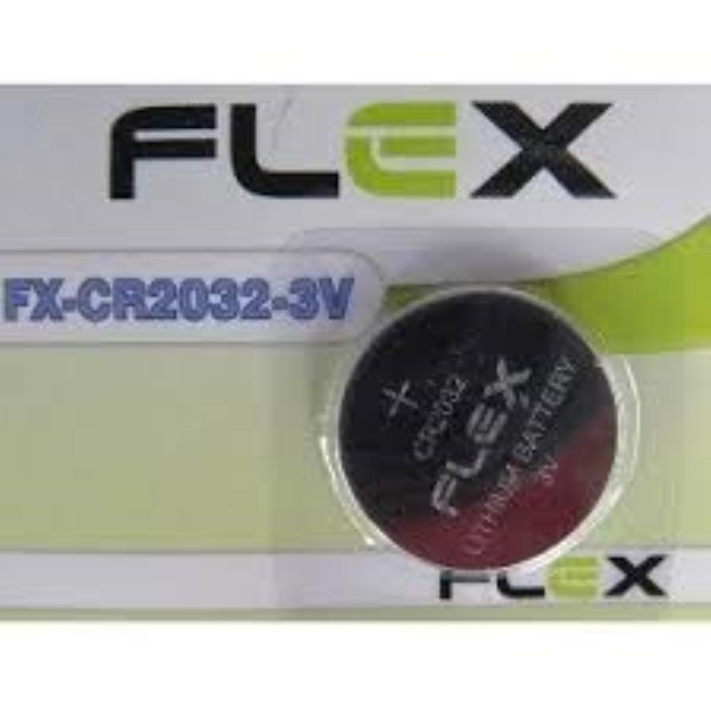 BATERIA BOTAO 3V FLEX FX-CR-2032