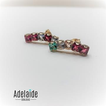 EAR CUFF COLORIDA 5 ZIRCÔNIAS
