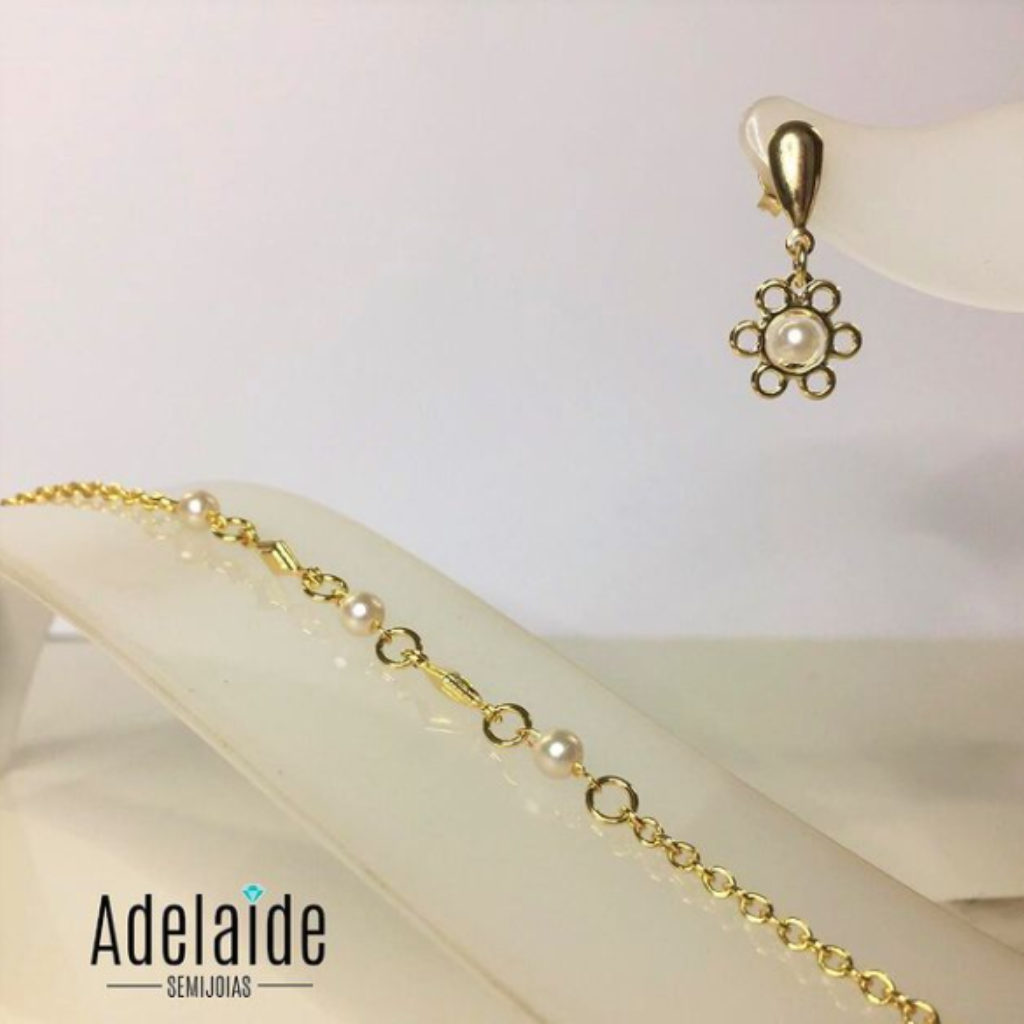 PULSEIRA INFANTIL PÉROLAS