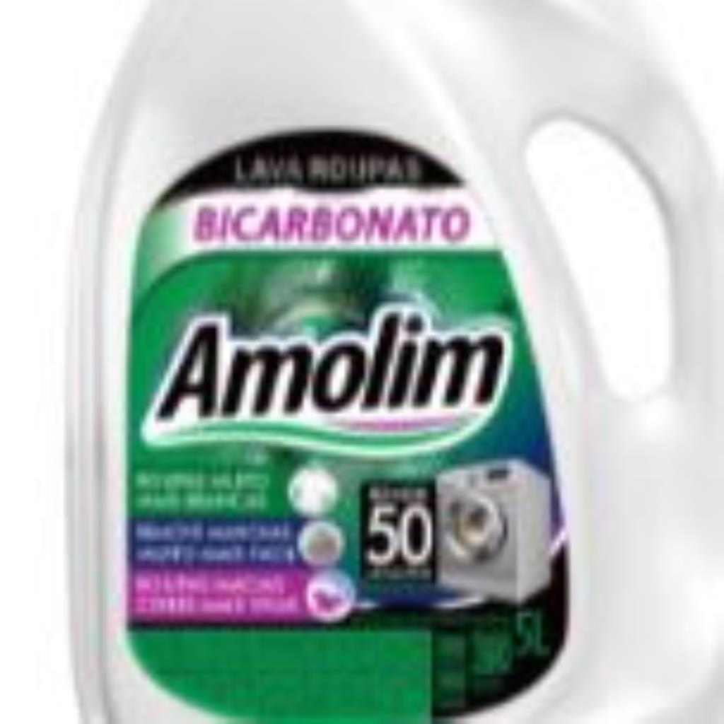 LAVA ROUPAS LIQ C/ BICARBONATO 5L AMOLIM