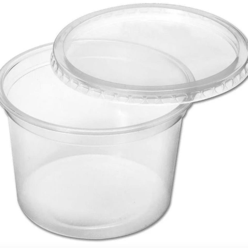 KIT POTE PP DANUBIO 250 ML C/24 UN REDONDO