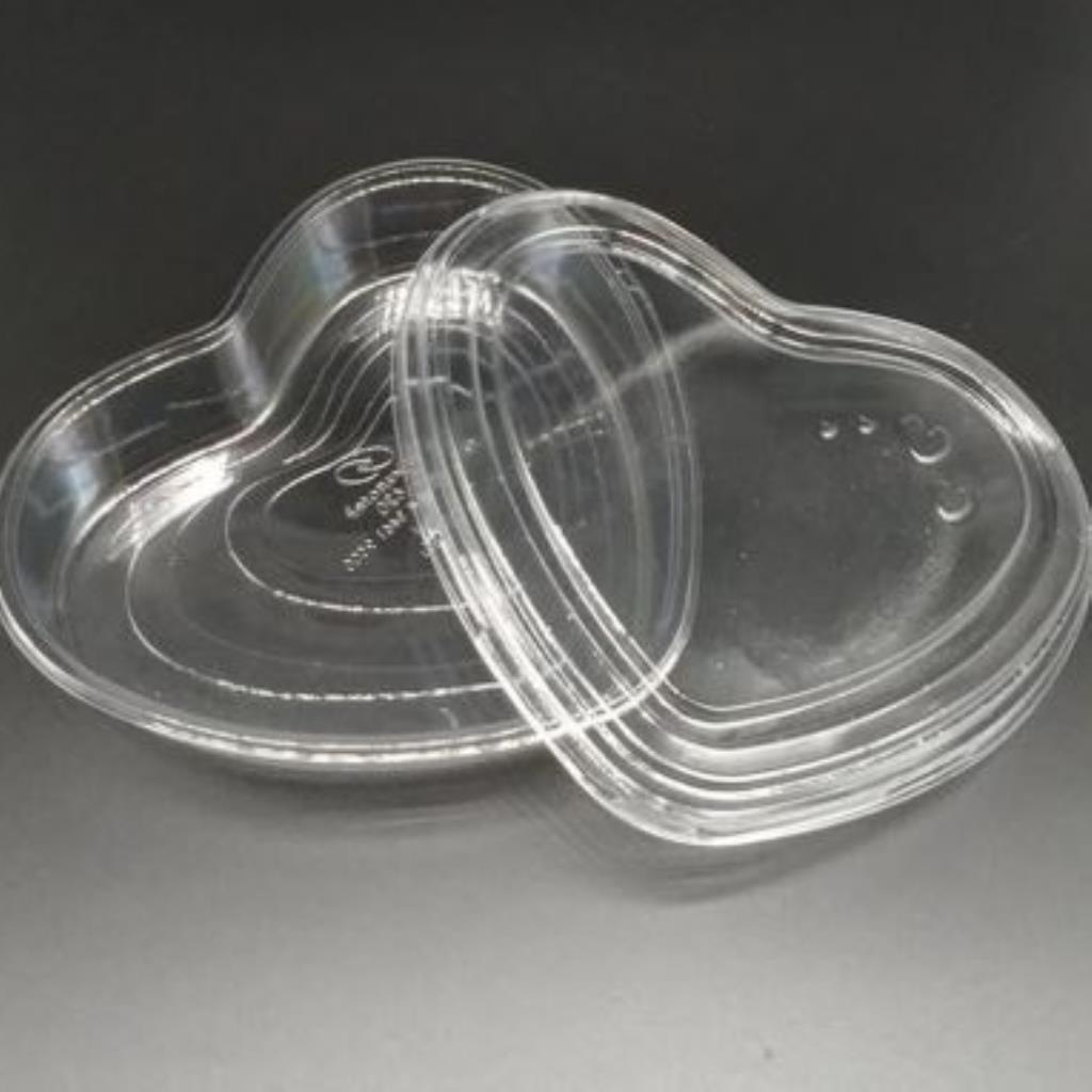 G620 Embalagem Formato Coração Para Doce Pcte c/10