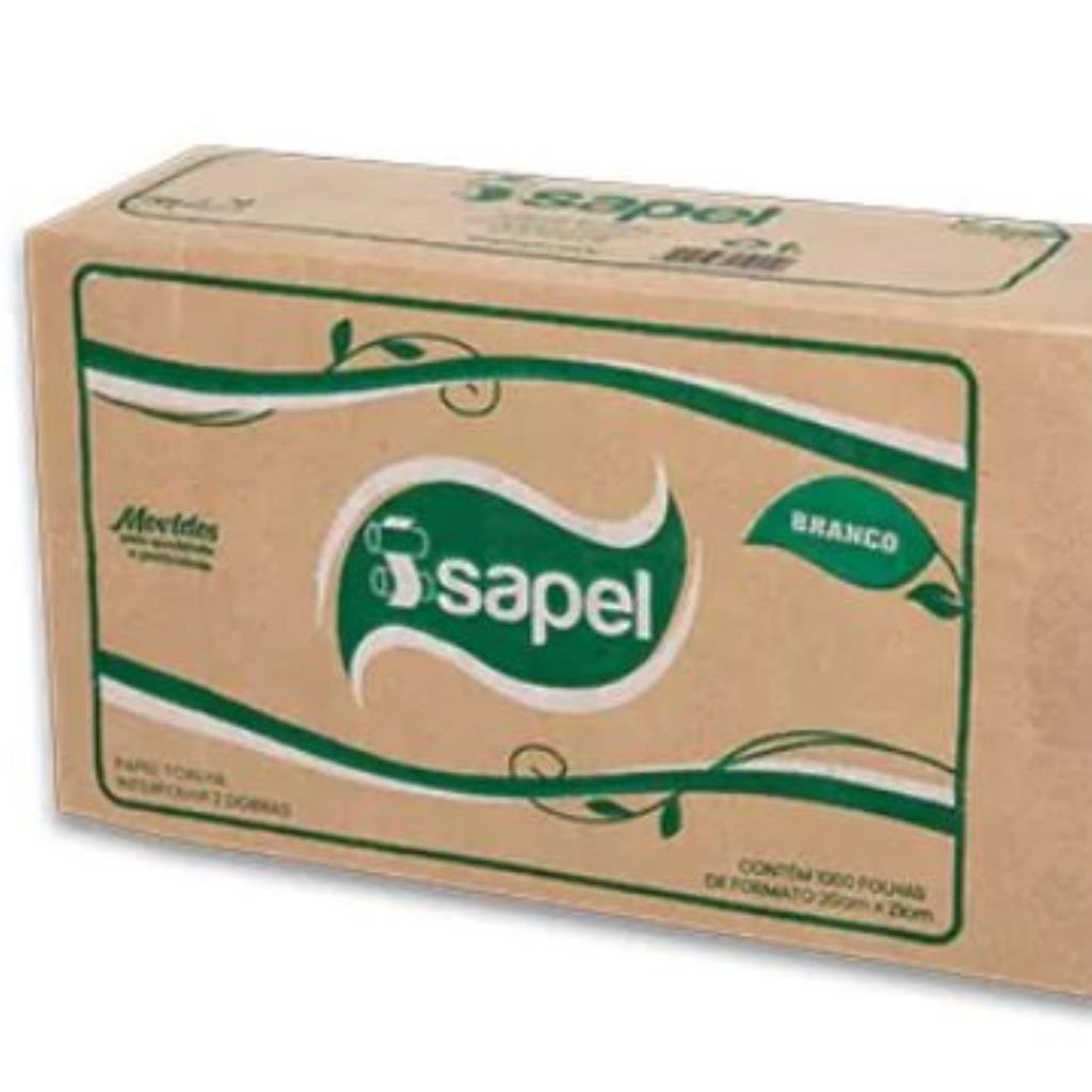 PAPEL TOALHA INTERFOLHA 20x21 c/1000 fls ISAPEL