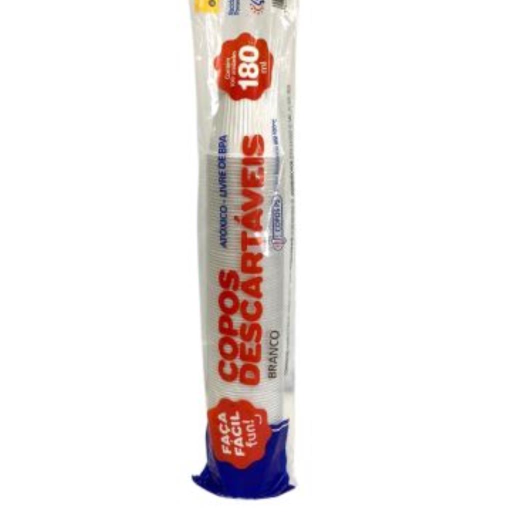 COPO 180 ML C/100 UN (FAÇAFÁCIL)