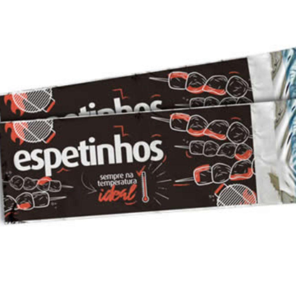 SACO TERMICO METALIZADO P/ESPETINHO C/200UN