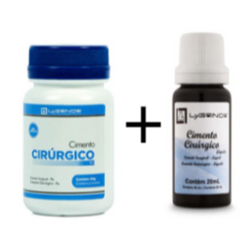KIT CIMENTO CIRURGICO PÓ + LÍQUIDO - LYSANDA