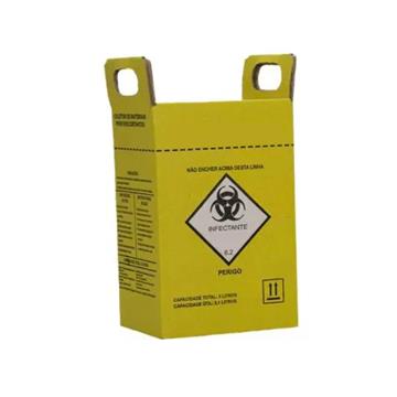 CAIXA COLETORA DE PERFUROCORTANTES 3 LITROS - LUVIX
