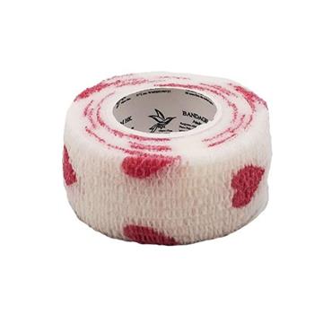 2,5CM - COBAN CORAÇÕES(HEART) (BANDAGEM ELÁSTICA AUTOADESIVA)