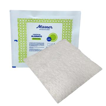 ALGINATO DE CALCIO E PRATA 10X10CM - MISSNER