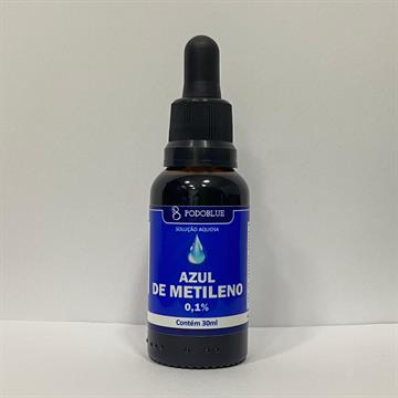 AZUL DE METILENO 0,1% SOLUÇÃO AQUOSA 30ML - PODOBLUE