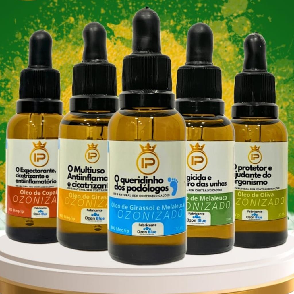 KIT COM 10 ÓLEOS OZONIZADOS À ESCOLHA
