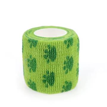 5CM - COBAN VERDE PATINHAS (BANDAGEM ELÁSTICA AUTOADESIVA)