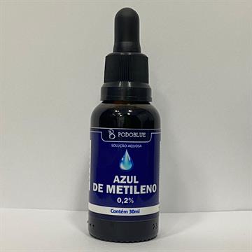 AZUL DE METILENO 0,2% SOLUÇÃO AQUOSA 30ML - PODOBLUE