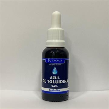 AZUL DE TOLUIDINA 0,2% SOLUÇÃO AQUOSA 30ML - PODOBLUE