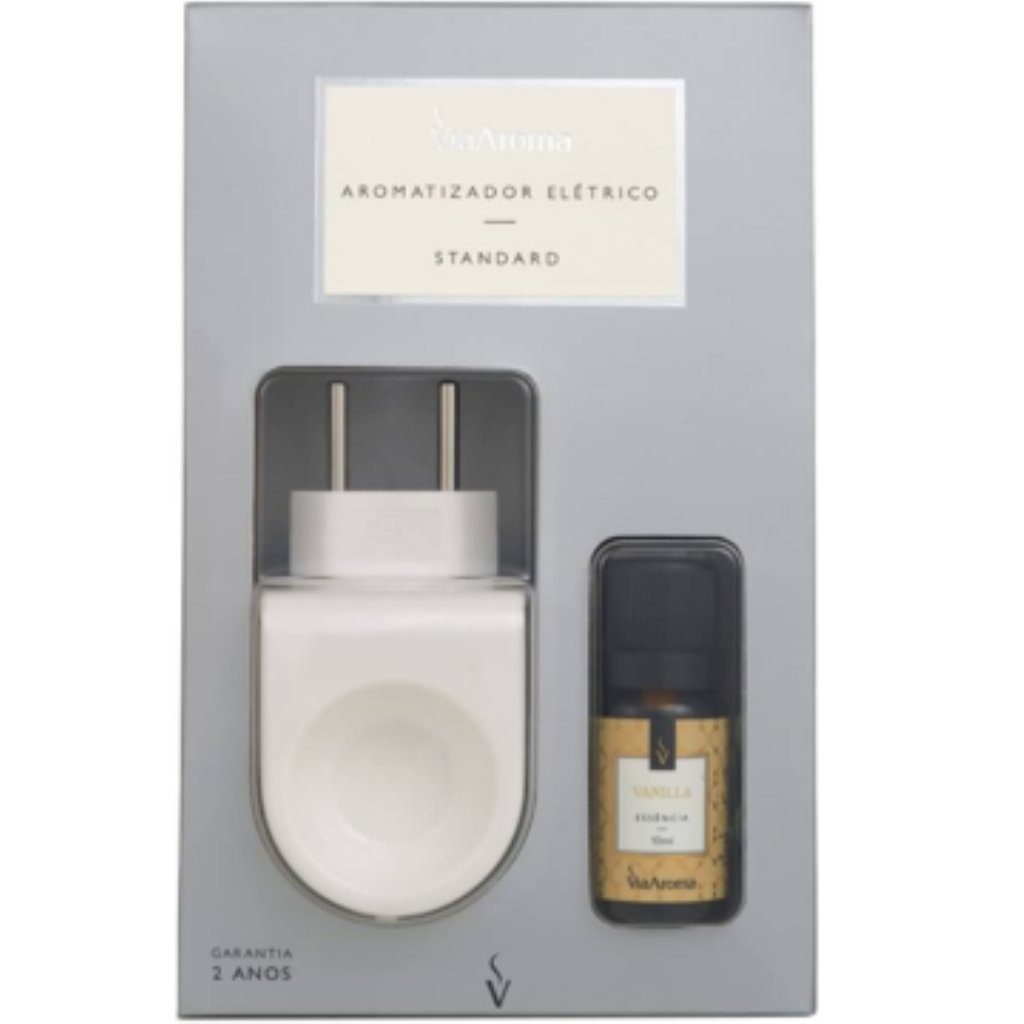 KIT DIFUSOR ELETRICO STANDART VANILLA 1 ESSÊNCIA