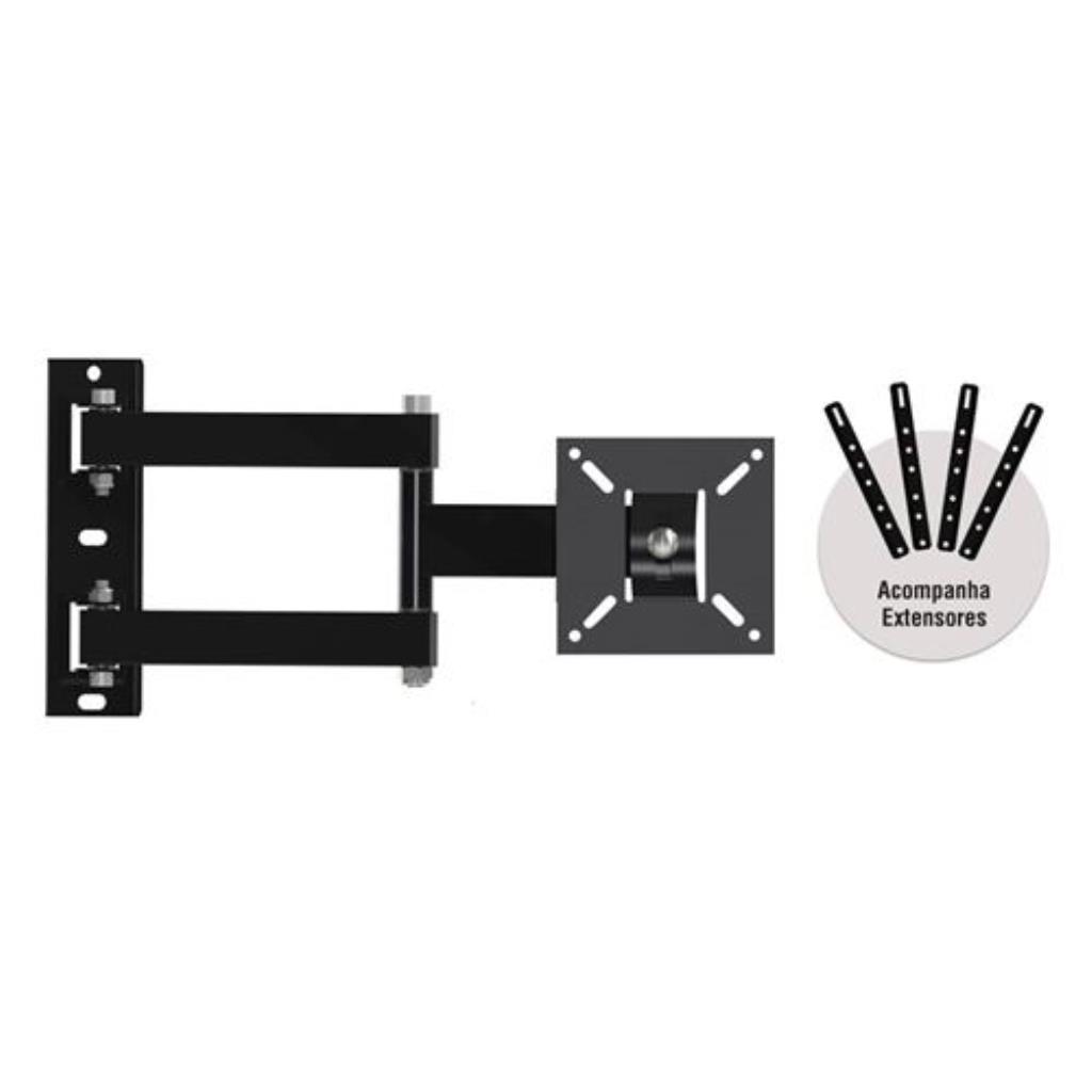 Suporte Para Tv Brasforma De 10'' A 56'' Biarticulado Bra 4.0
