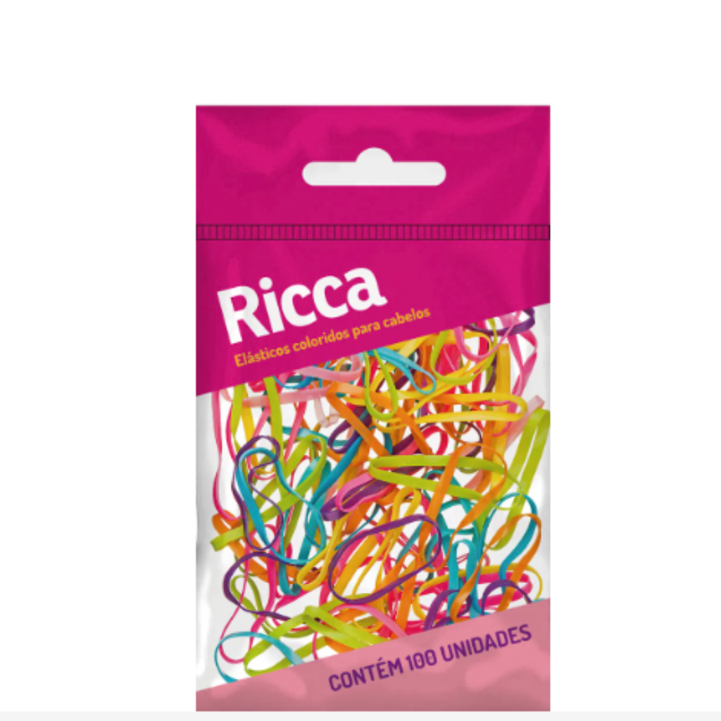 ELASTICOS COLORIDOS PARA CABELOS RICCA