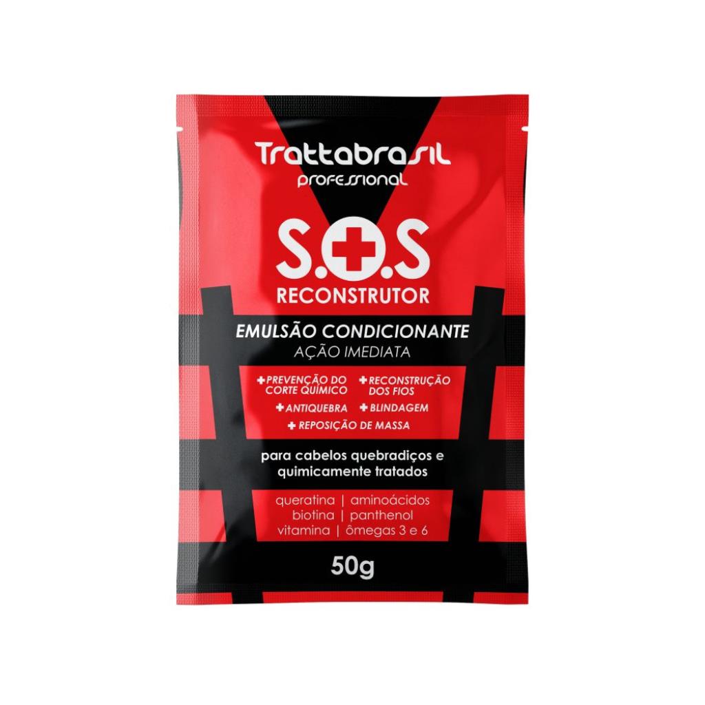 SACHE MASCARA S.O.S  RECONSTRUTOR 50G TRATTABRASIL