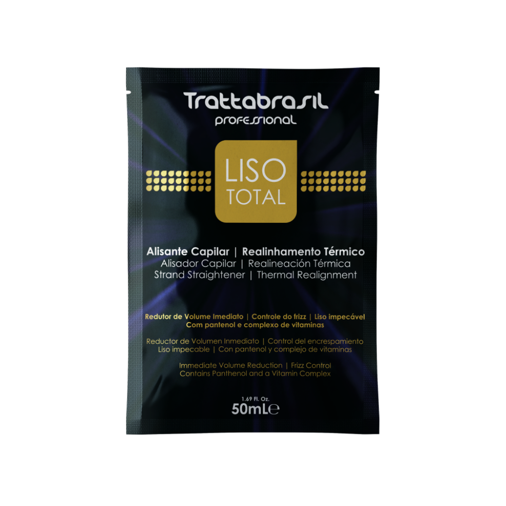 SACHE REALINHAMENTO TERMICO LISO TOTAL 50ML TRATTABRASIL