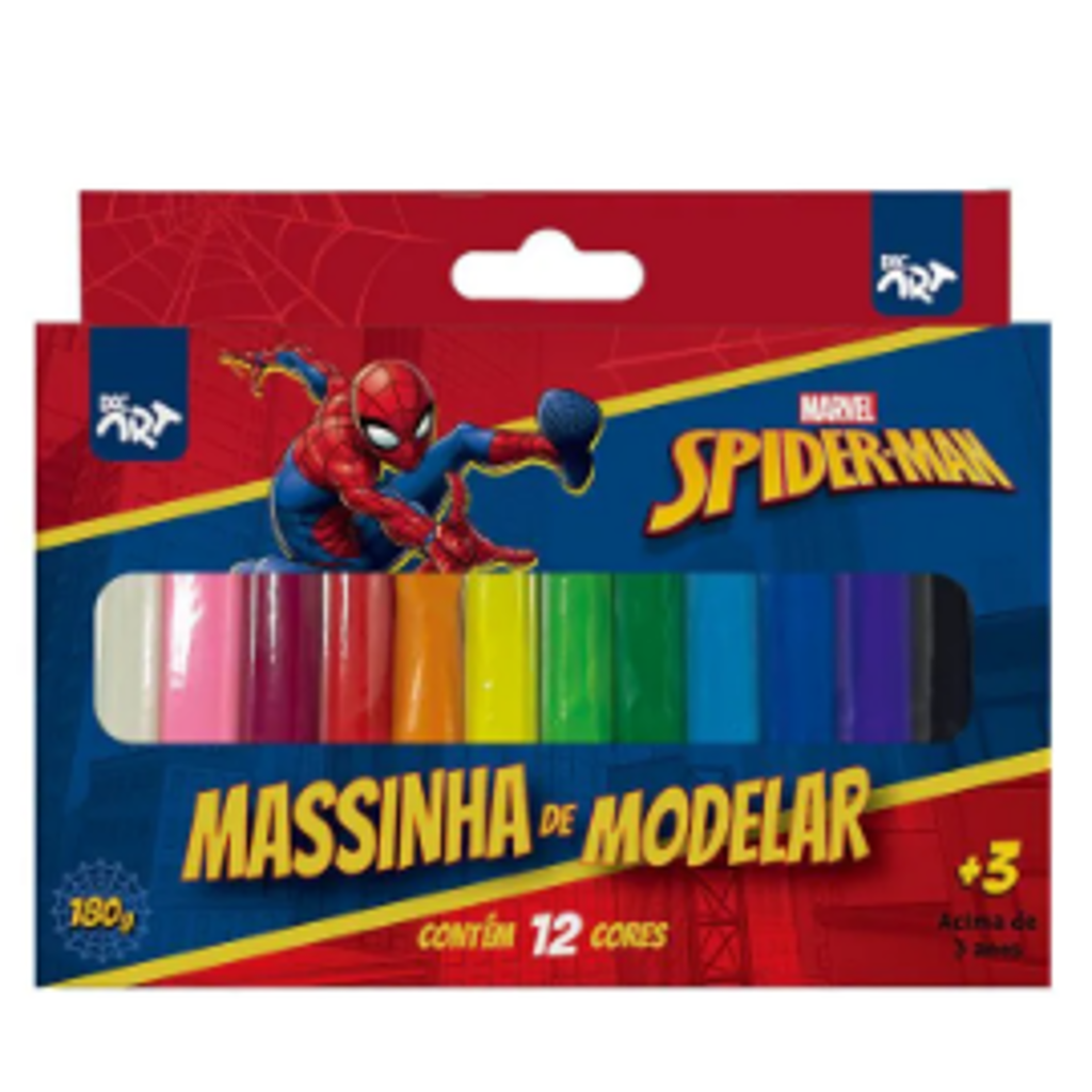 MASSINHA DE MODELAR HOMEM ARANHA 180G DAC