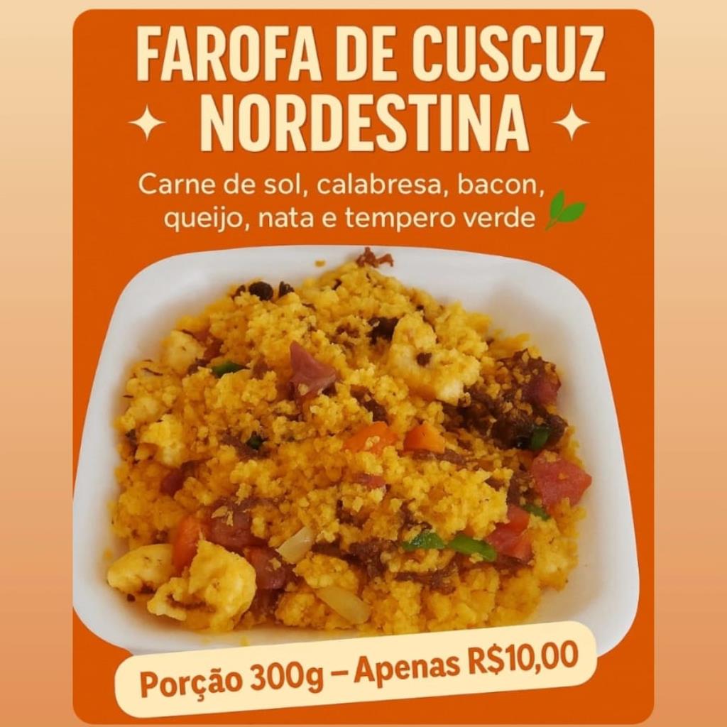 Farofa de Cuscuz Nordestino