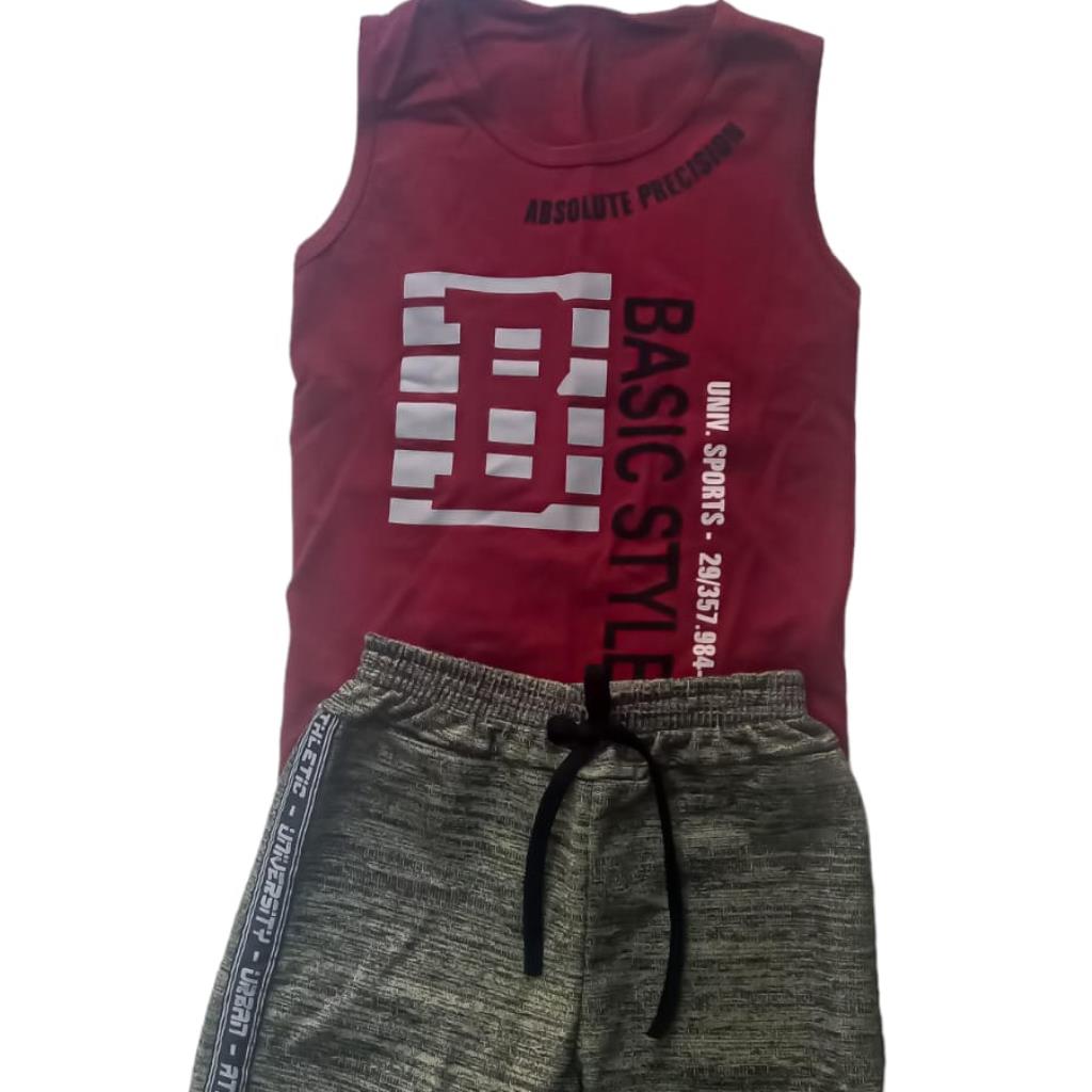 Roupa infantil maculina