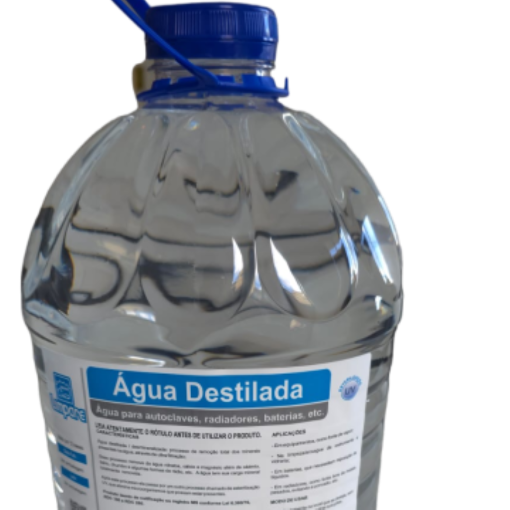 ÁGUA BI-DESMINERALIZADA GALÃO C/  5 LT.