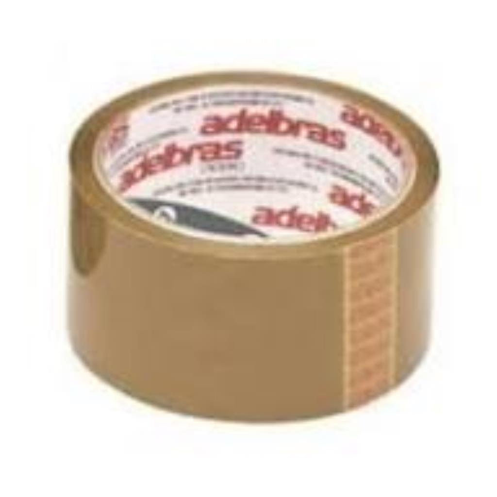 FITA EMPACOTAMENTO 48X45 QUALITAPE ADELBRAS MARROM