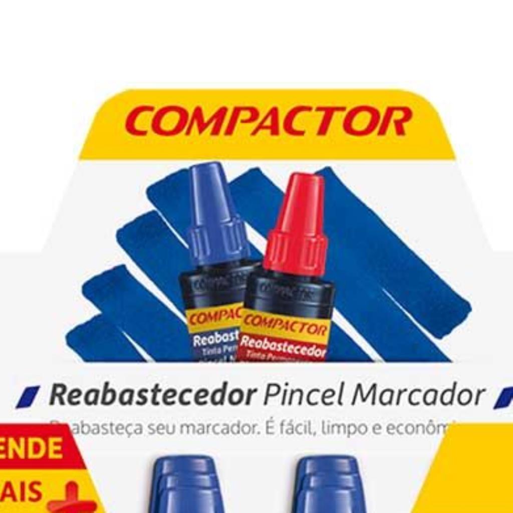 TINTA REABASTECEDORA 30ML COMPACTOR PRETO PERMANENTE