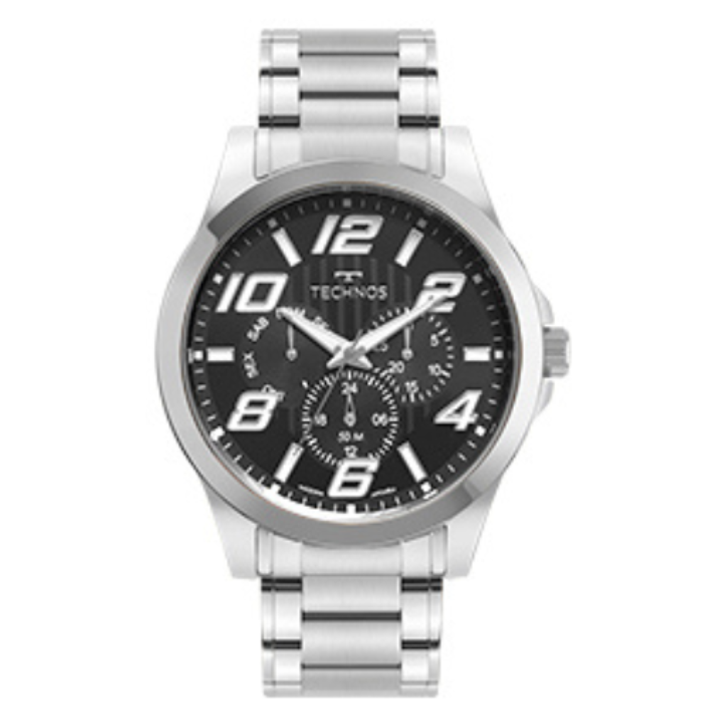 Relógio Technos Masculino Racer Basico Prata - 6P29AFTS/1P