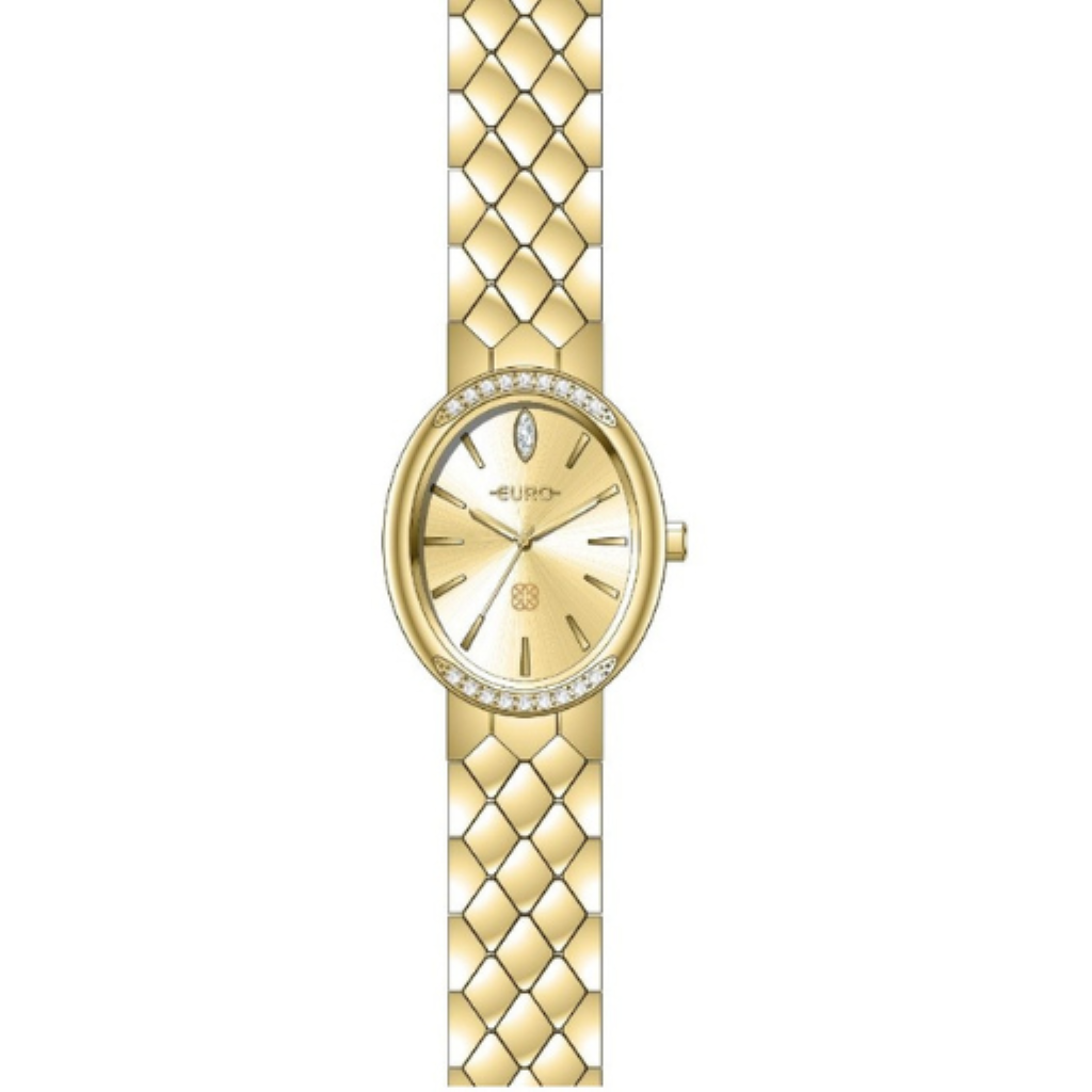 Relógio Euro Feminino Unique Dourado - EU2035ZAF/4D